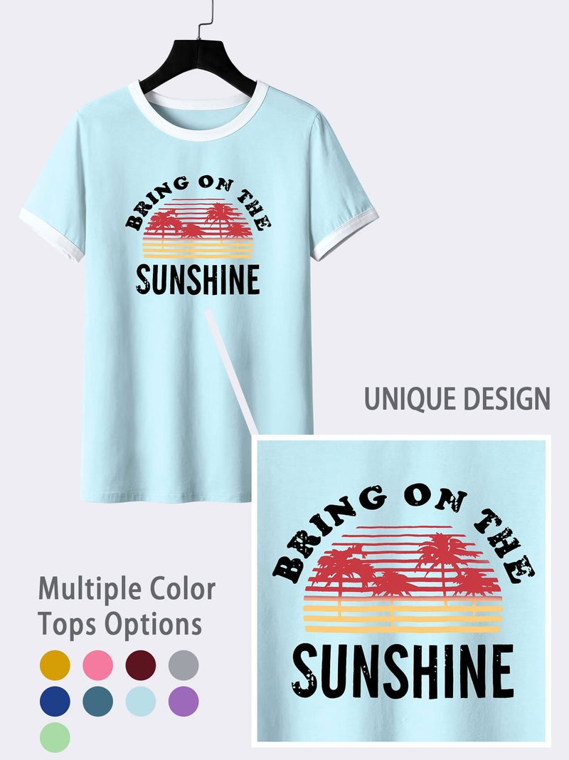 Nlife Bring On The Sunshine Graphic Long Sleeves Tees Blouses for Women Tops Sweaters for Women - Image 5